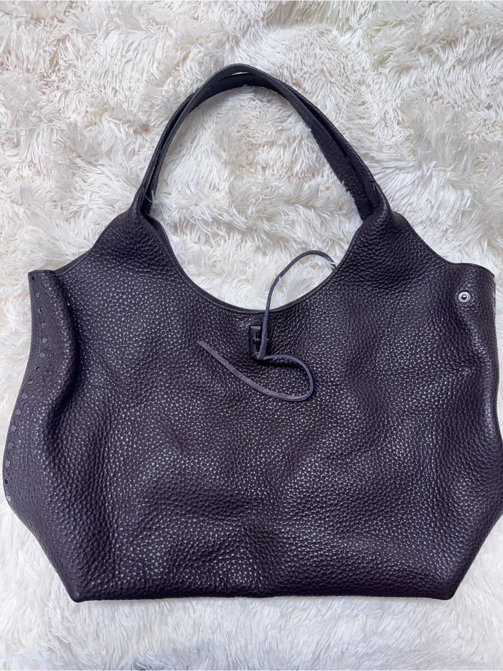 Rebecca Minkoff ‘Darren’ Signature Carryall Shoulder Bag - Black Coffee - Picture 4 of 8